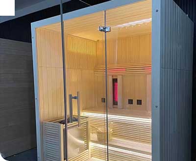 Sauna herd für den Haushalt